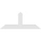 Ekena Millwork Portland Architectural Grade PVC Gable Bracket, 60"W x 25"H x 4"D x 6"F, 10/12 Pitch GBP060X25X0406POR00 - alternate 5